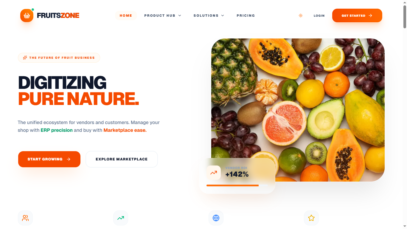 FruitsZone ERP System Development